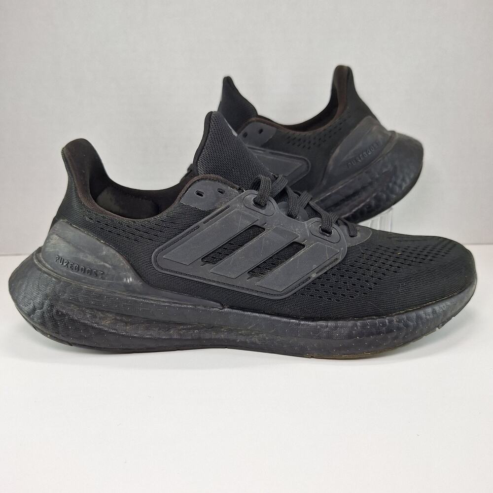 Adidas PureBoost 23 Black Carbon Running Sneakers Shoes IF2375 Men's Size 9.5